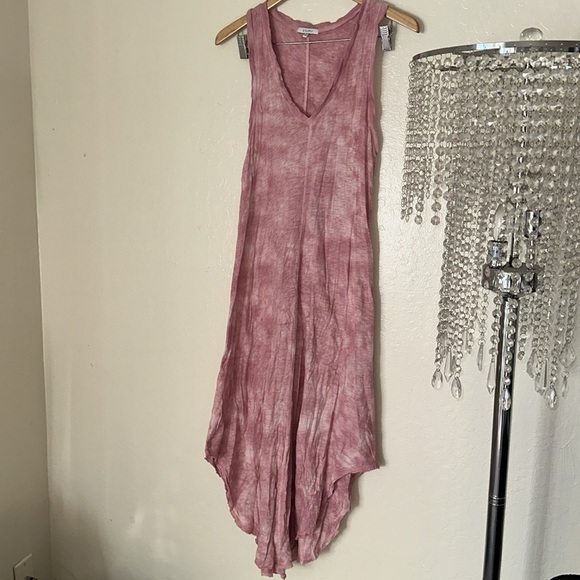 Pink CLOUD TIE DYE REVERIE MIDI DRESS Size Small - Picture 5 of 10
